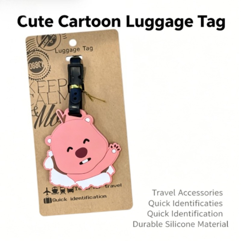 Travel Accessories Kids - Étiquette de bagage Kawaii Pororo Loopy