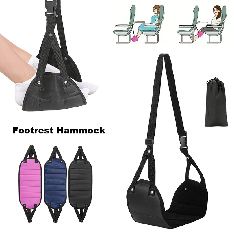 Travel Accessories Long Flight - Repose-pieds portable et réglable pour avion,