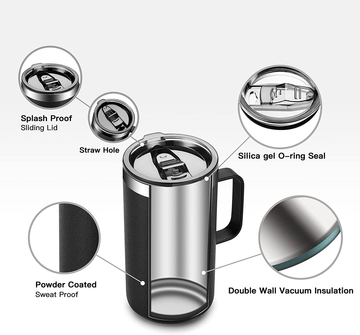 Tasse à café en acier inoxydab - Travel Accessories Bottles avis et prix