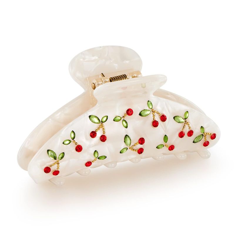 Pince à cheveux cerise, strass - Quality Travel Accessories avis et prix