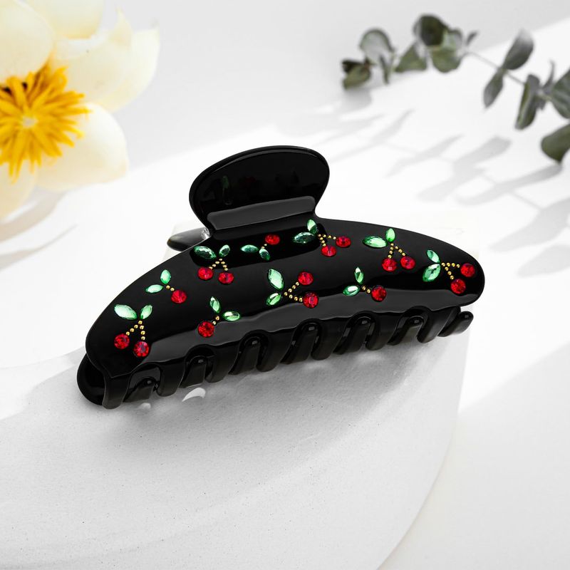 Pince à cheveux cerise, strass - Quality Travel Accessories avis et prix