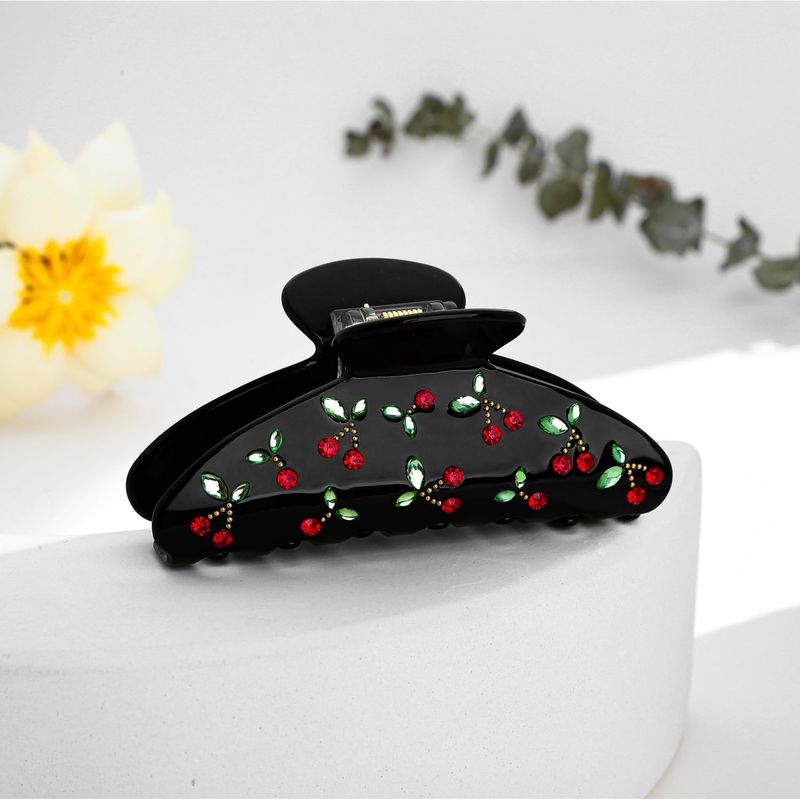 Pince à cheveux cerise, strass - Quality Travel Accessories avis et prix