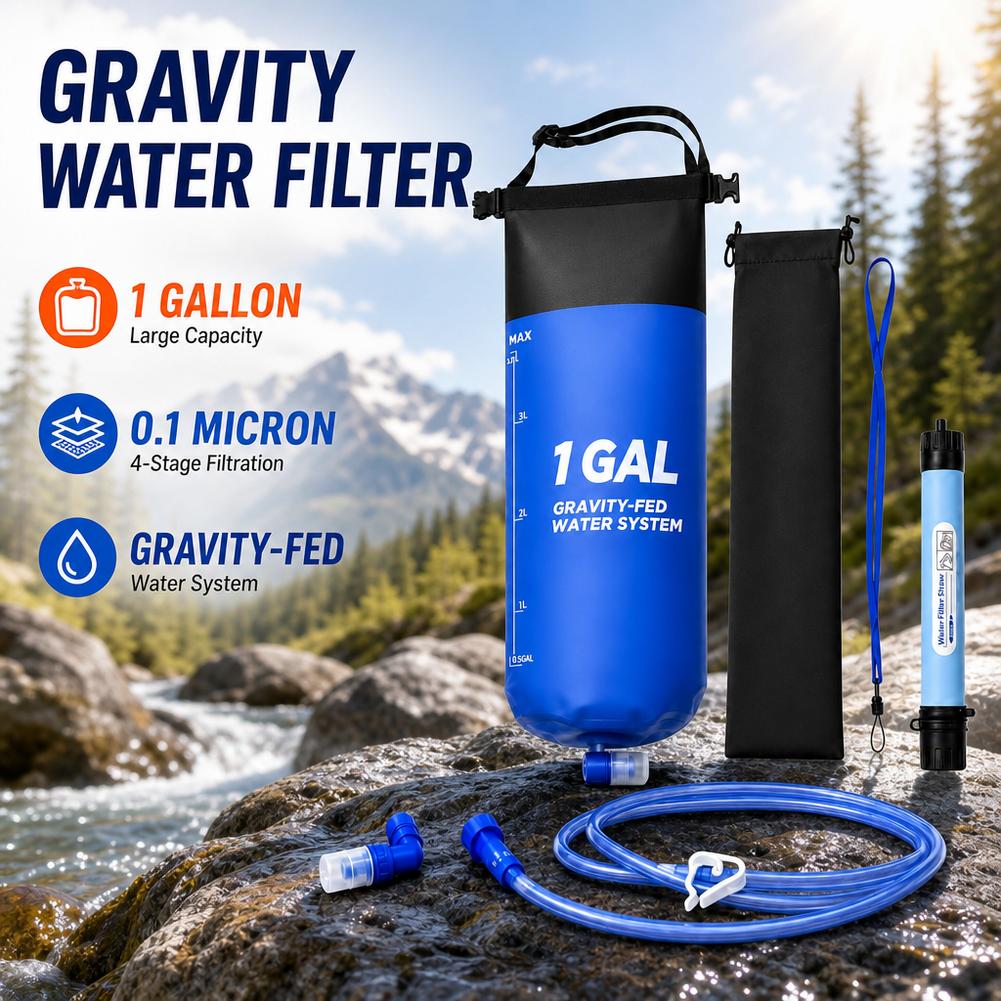 Kit de paille avec sac filtran - Hydration Pack Backpack avis et prix