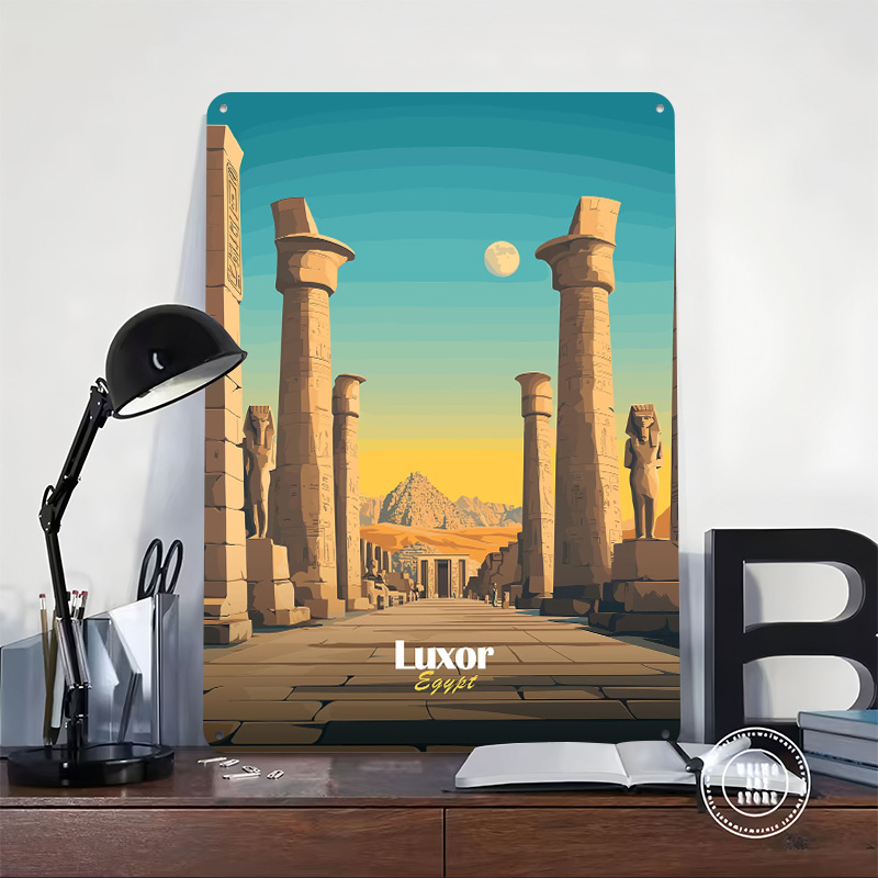 Affiche métallique de voyage L - Travel Accessories Egypt avis et prix