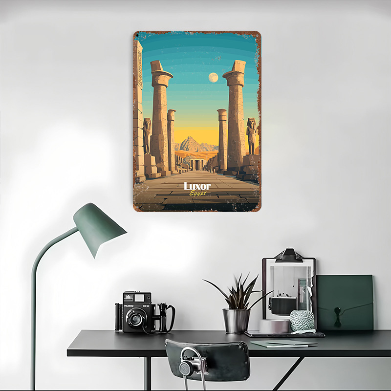 Affiche métallique de voyage L - Travel Accessories Egypt avis et prix